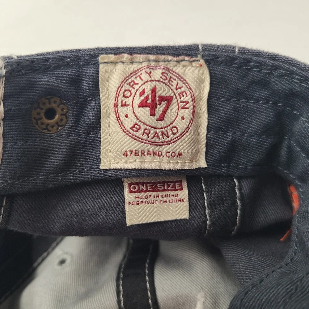 Detroit Tigers Hat Strapback 47 Brand Clean Up Gray Blue MLB Spring Training Men